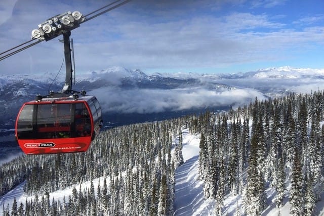 Pista de esquí en Whistler